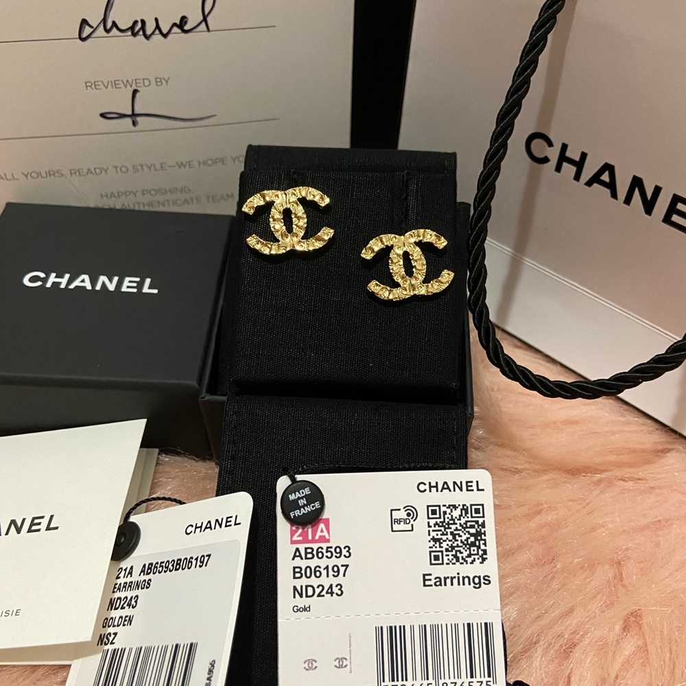 Authentic Chanel earrings